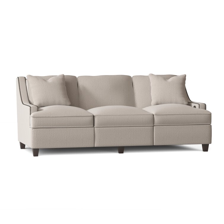 Wayfair custom upholstery georgia reclining outlet sofa